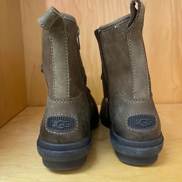 NWOT UGG Hapsburg Hiker Waterproof Boots, Size 8.5, Chocolate Brown - Picture 4 of 11